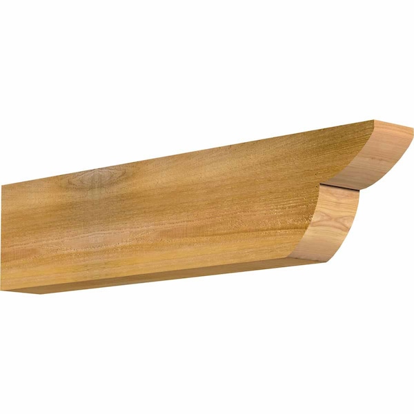 Ekena Millwork Crestline Rough Sawn Rafter Tail, Western Red Cedar, 4"W x 8"H x 36"L RFT04X08X36CRE00RWR - main